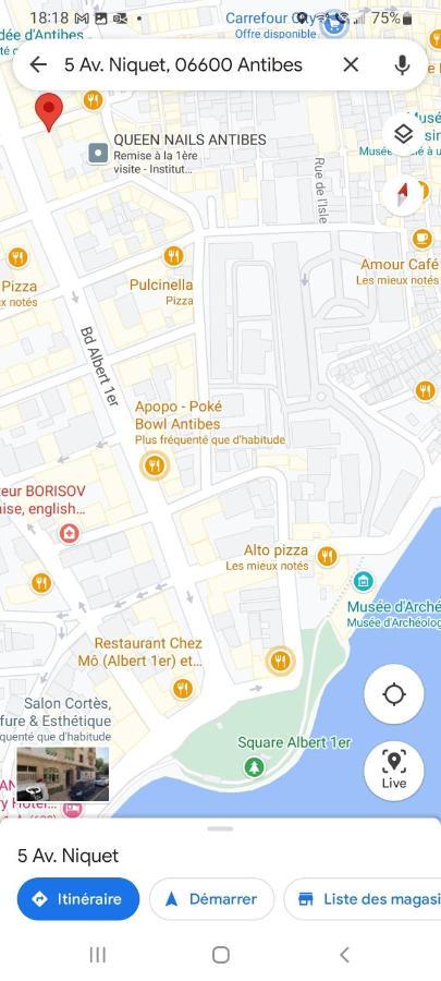 Paradis Cotier 6 Couchages Antibes Kültér fotó